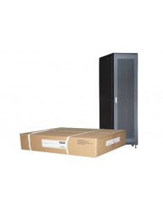 Armadio Rack 19" 42U (A)2055, (L)600, (P)1000 Colore Nero Disassemblato