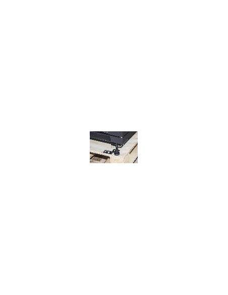 Armadio Rack 19" 42U (A)2055, (L)600, (P)1000 Colore Nero Porta Vetro