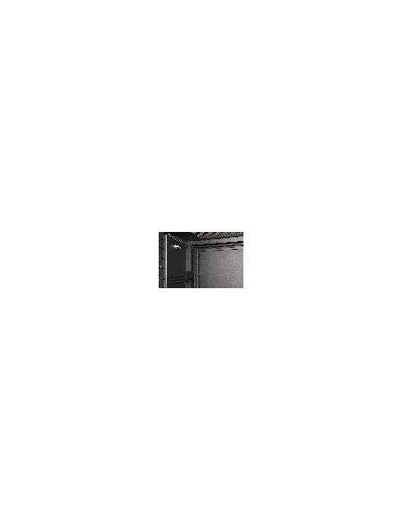 Armadio Rack 19" 42U (A)2055, (L)600, (P)1000 Colore Nero Porta Vetro