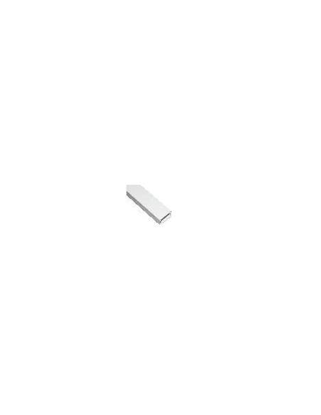 Canalina Passacavi Adesiva In Pvc Mm 30X20 Mt 2 Con Coperchio Scorrevole Bianco