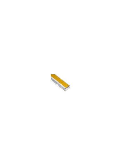 Canalina Passacavi Adesiva In Pvc Mm 40X25 Mt 2 Con Coperchio Scorrevole Bianco