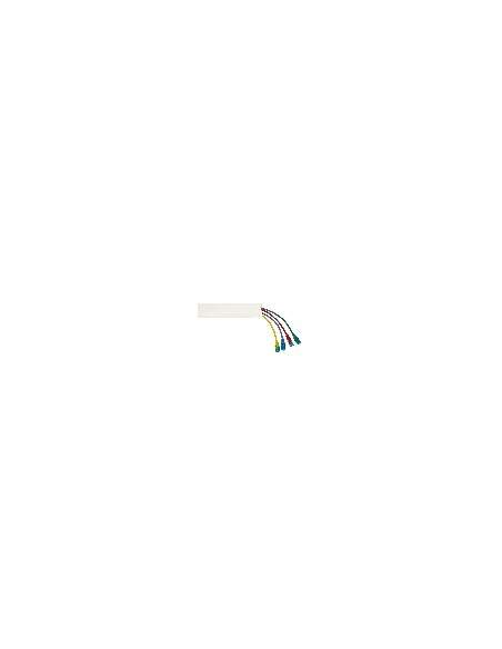 Canalina Passacavi Adesiva In Pvc Mm 40X25 Mt 2 Con Coperchio Scorrevole Bianco