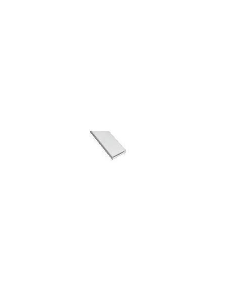 Canalina Passacavi Da Muro Mm 46X18 Lunghezza Mt 2 Bianco Con Coperchio Scorrevole