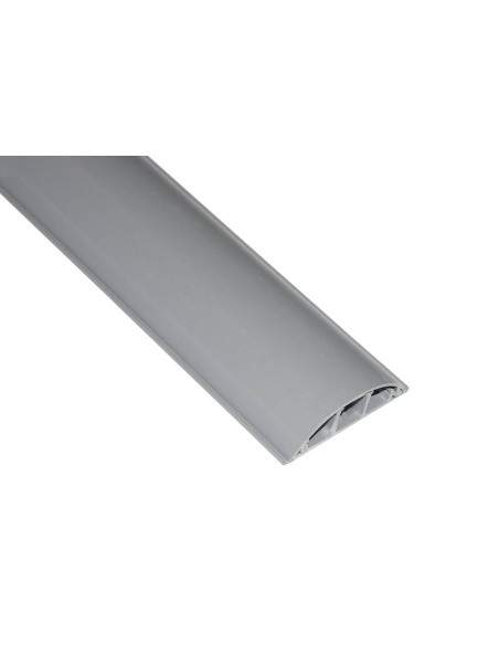 Canalina Bombata Passacavi Da Pavimento Pvc 75X20 Con Coperchio Scorrevole Mt 2 Link - 2