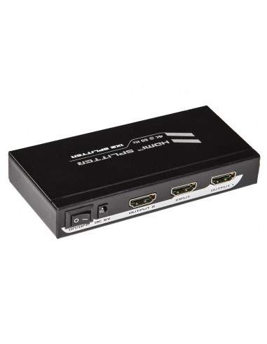 Splitter 2 Porte Hdmi 4Kx2K 60 Hz Versione 2.0 Con Edid Hdcp 2.2