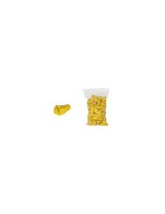 Confezione 100 Copriconnettori 6Mm Per Plug Rj45 8 Poli Cavo Cat 5E- 6 Giallo 2