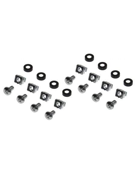 Ripiano Per Armadio Rack 19" Allungabile 350 Mm Con 4 Agganci Grigio