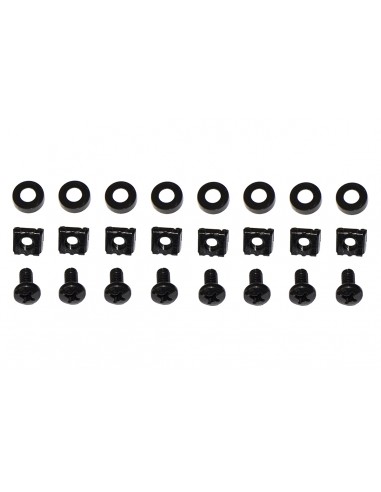 Ripiano Per Armadio Rack 19" Allungabile 350 Mm Con 4 Agganci Nero