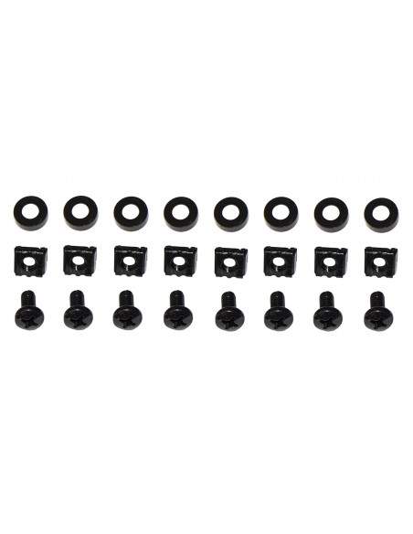 Ripiano Per Armadio Rack 19" Allungabile 350 Mm Con 4 Agganci Nero