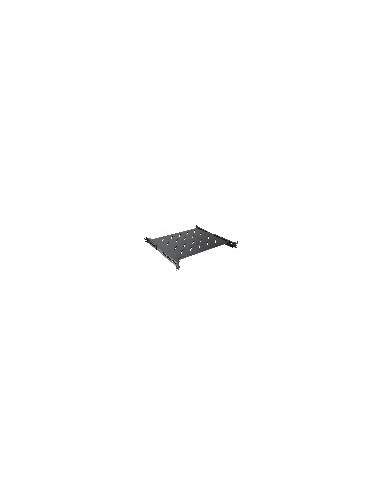 Ripiano Per Armadio Rack 19" Allungabile 350 Mm Con 4 Agganci Nero