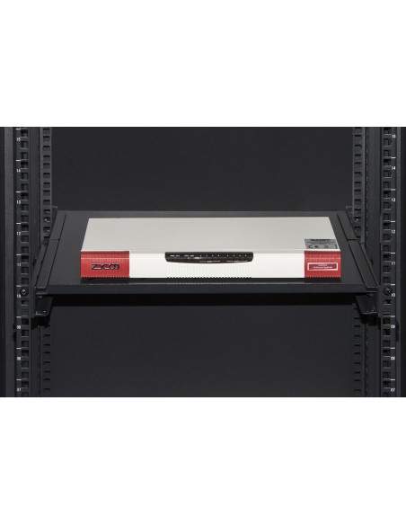 Ripiano Per Armadio Rack 19" Allungabile 350 Mm Con 4 Agganci Nero