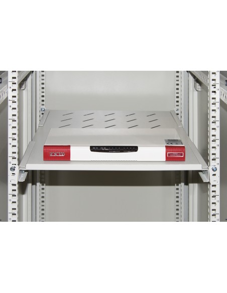 Ripiano Per Armadio Rack 19" Allungabile 550 Mm Con 4 Agganci Grigio