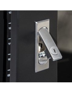 Armadio Rack 19" Per Reti 32U (A)1610, (L)600, (P)600 Colore Nero Disassemblato 2