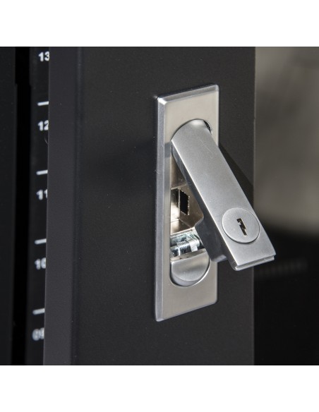 Armadio Rack 19" Per Reti 32U (A)1610, (L)600, (P)600 Colore Nero Disassemblato