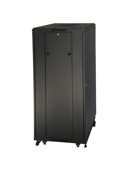 Armadio Rack 19" Per Reti 32U (A)1610, (L)600, (P)600 Colore Nero Disassemblato