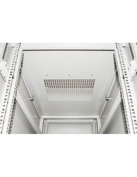 Armadio Rack 19" 42U (A)2055, (L)600, (P)1000 Colore Grigio Disassemblato