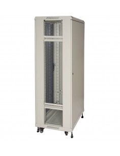 Armadio Rack 19" 42U (A)2055, (L)600, (P)1000 Colore Grigio Porta Vetro 2