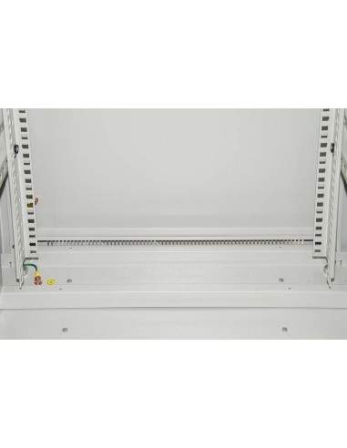 Armadio Rack 19" 42U (A)2055, (L)600, (P)1000 Colore Grigio Porta Vetro