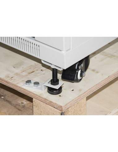 Armadio Rack 19" 42U (A)2055, (L)600, (P)1000 Colore Grigio Porta Vetro