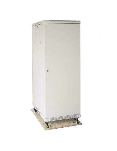 Armadio Rack 19" 42U (A)2055, (L)600, (P)1000 Colore Grigio Porta Vetro