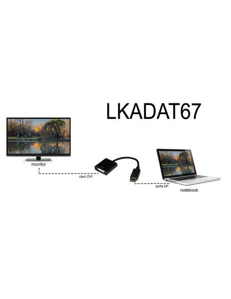 Adattatore Displayport Maschio A Dvi-I Femmina 24+5