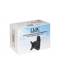 Staffa A Muro Orientabile Per Tv Led/Lcd Da 13" A 43" Fino A 25Kg E Vesa 100X100 2