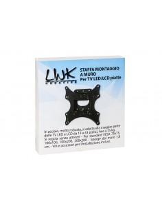 Staffa A Muro Fissa Per Tv Led/Lcd Da 13" A 37" Fino A 35Kg E Vesa 200X200 2