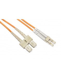 Cavo Fibra Ottica Lc A Sc Multimode Duplex Om2 50/125 Mt.3