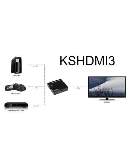 Mini Switch Hdmi 1080P 3 Porte Mini Switch Hdmi 1080P 3 Porte