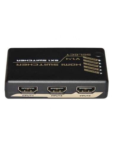 Switch Hdmi 5 Porte 4Kx2K@30Hz Versione 1.4 Con Telecomando