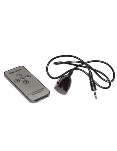 Switch Hdmi 5 Porte 4Kx2K@30Hz Versione 1.4 Con Telecomando