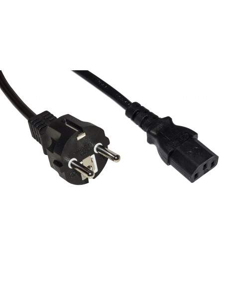 Cavo Alimentazione Schuko - Presa Iec C13 Dritta Mt.1.8