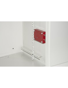 Armadio Rack 19" 6U Porta In Ferro Antivandalismo Con Serratura Antieffrazione 2