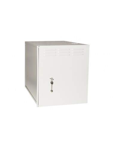 Armadio Rack 19" 6U Porta In Ferro Antivandalismo Con Serratura Antieffrazione