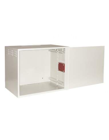 Armadio Rack 19" 6U Porta In Ferro Antivandalismo Con Serratura Antieffrazione