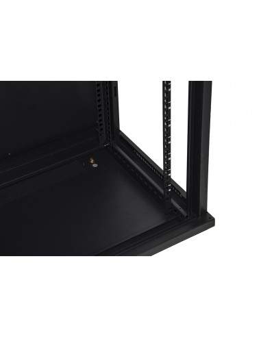 Armadio Rack 19" 6 Unita' Da Muro (A) 370 X (L) 600 X (P) 450 Nero Disassemblato