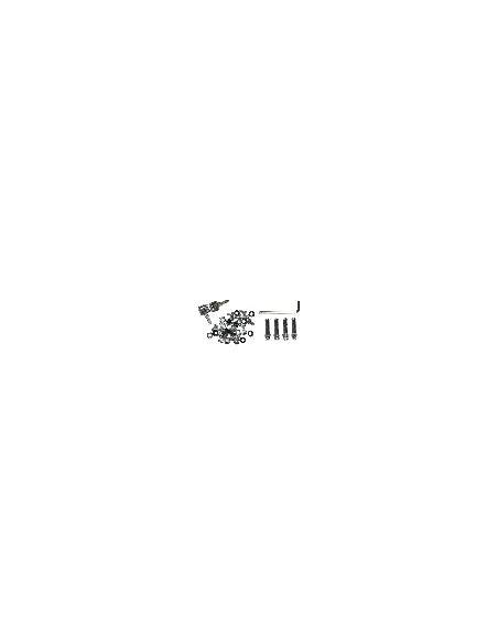 Armadio Rack 19" 6 Unita' Da Muro (A) 370 X (L) 600 X (P) 450 Nero Disassemblato