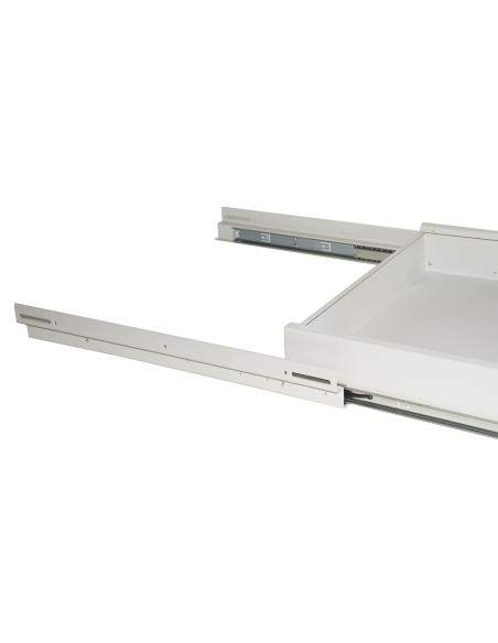 Cassetto Estraibile Per Armadi Rack 19" Grigio Profondita' 650Mm