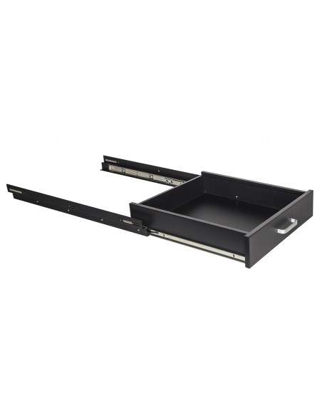 Cassetto Estraibile Per Armadi Rack 19" Nero Profondita' 650Mm