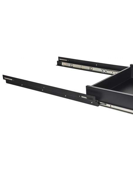 Cassetto Estraibile Per Armadi Rack 19" Nero Profondita' 650Mm