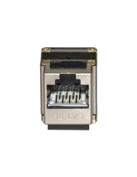 Inserto Jack Schermato Rj45 8 Poli Cat 5E 180Â° Per Reti