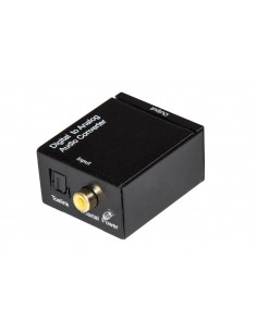 Convertitore Da Audio Digitale Toslink + Coassiale A Analogico Rca R/L 2