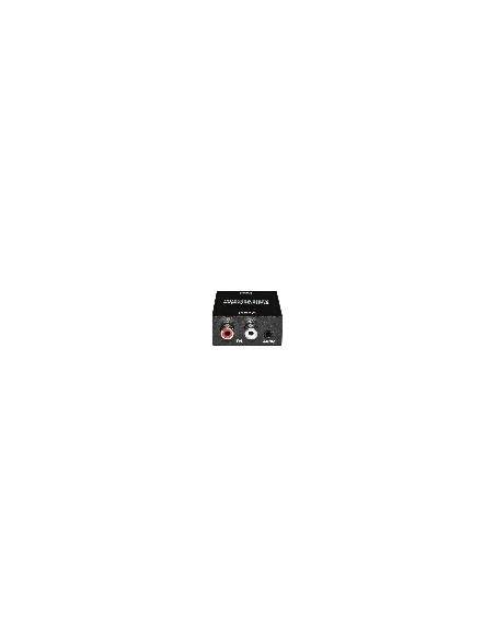 Convertitore Da Audio Digitale Toslink + Coassiale A Analogico Rca R/L + Connettore Audio 3,5Mm