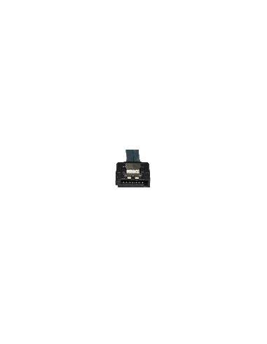 Cavo Interno Sata Iii Cm 50 Connettore 90Â° Ultrasottile Con Clip Metallo