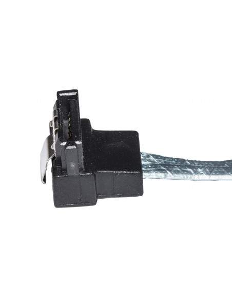 Cavo Interno Sata Iii Cm 50 Connettore 90Â° Ultrasottile Con Clip Metallo