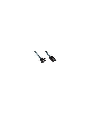 Cavo Interno Sata Iii Cm 50 Connettore 90Â° Ultrasottile Con Clip Metallo
