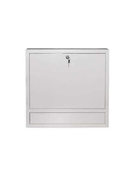 Armadio A Muro Per Laptop Con Chiusura A Chiave Colore Grigio