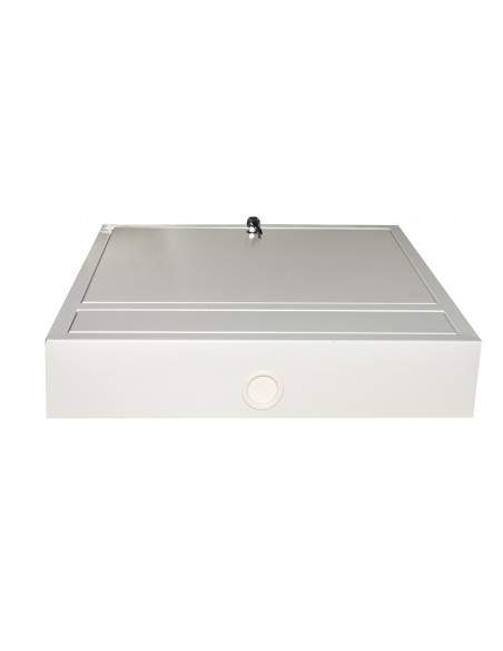 Armadio A Muro Per Laptop Con Chiusura A Chiave Colore Grigio