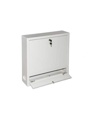 Armadio A Muro Per Laptop Con Chiusura A Chiave Colore Grigio