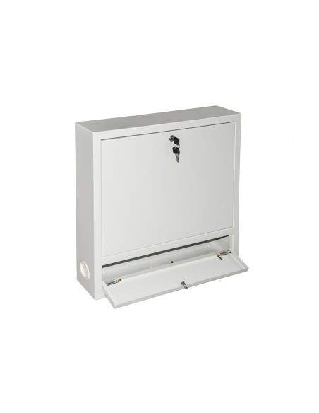 Armadio A Muro Per Laptop Con Chiusura A Chiave Colore Grigio